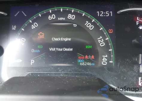 2019 Toyota Rav4 Adventure z USA, uszkodzony, nr VIN 2T3J1RFV7KW019703